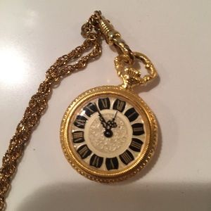 Bucherer pendant Swiss watch. Beautiful